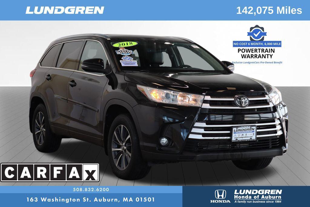 used 2018 Toyota Highlander car, priced at $19,357