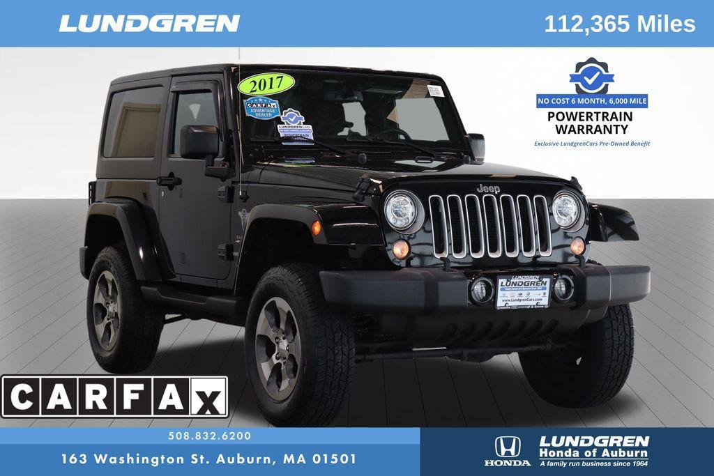 used 2017 Jeep Wrangler car, priced at $19,291