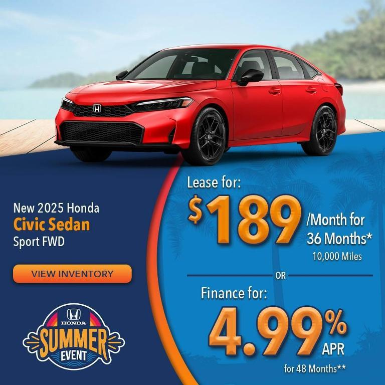 new 2025 Honda Civic Hybrid car, priced at $33,100