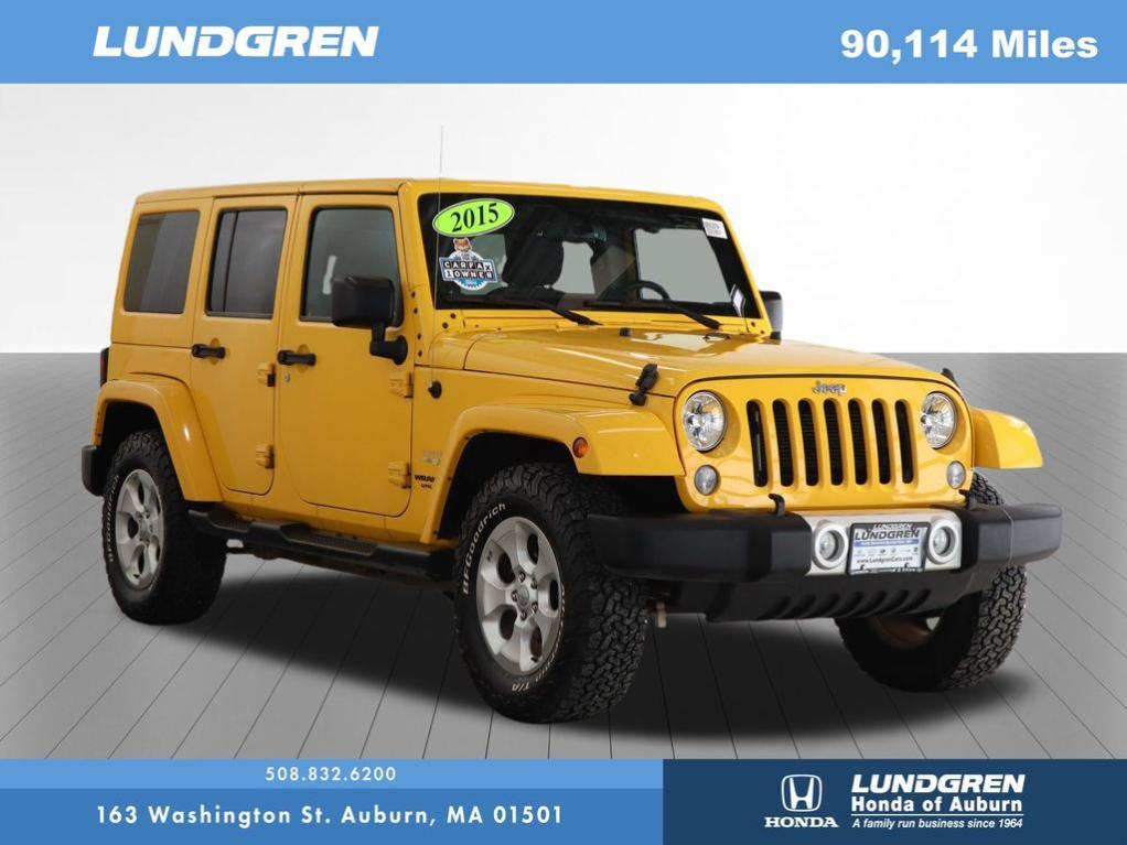 used 2015 Jeep Wrangler Unlimited car, priced at $19,997