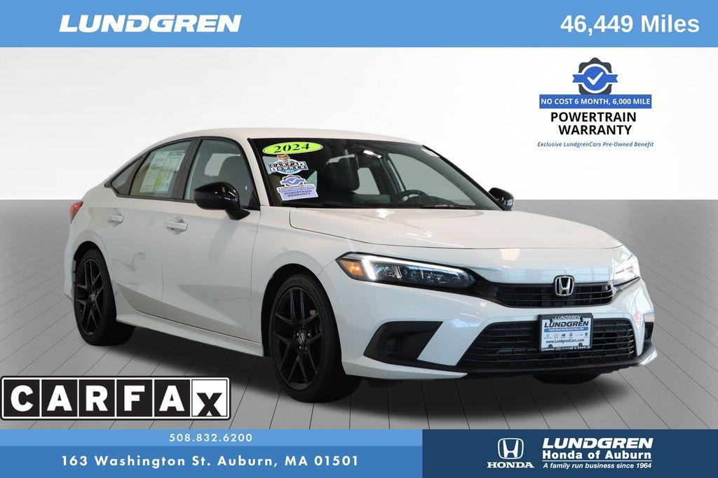 used 2024 Honda Civic car, priced at $23,998
