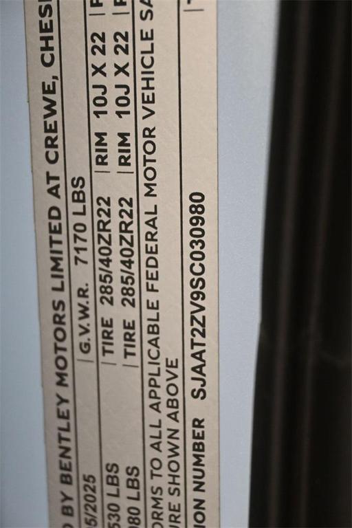 new 2025 Bentley Bentayga car, priced at $297,770