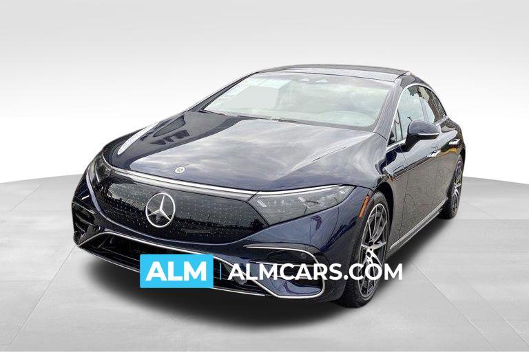 used 2022 Mercedes-Benz EQS 580 car, priced at $61,960
