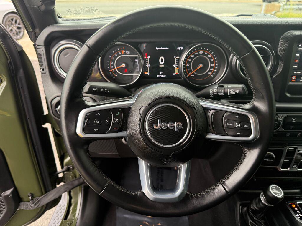 used 2021 Jeep Wrangler Unlimited car, priced at $33,895