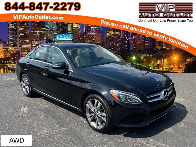 used 2017 Mercedes-Benz C-Class car, priced at $13,799