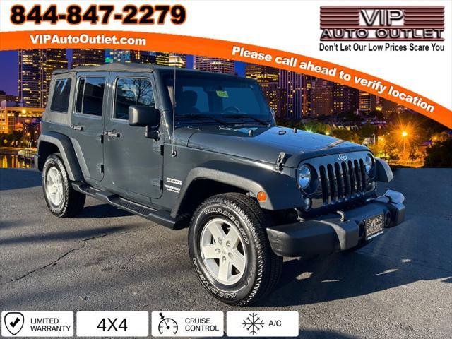 used 2017 Jeep Wrangler Unlimited car, priced at $21,899