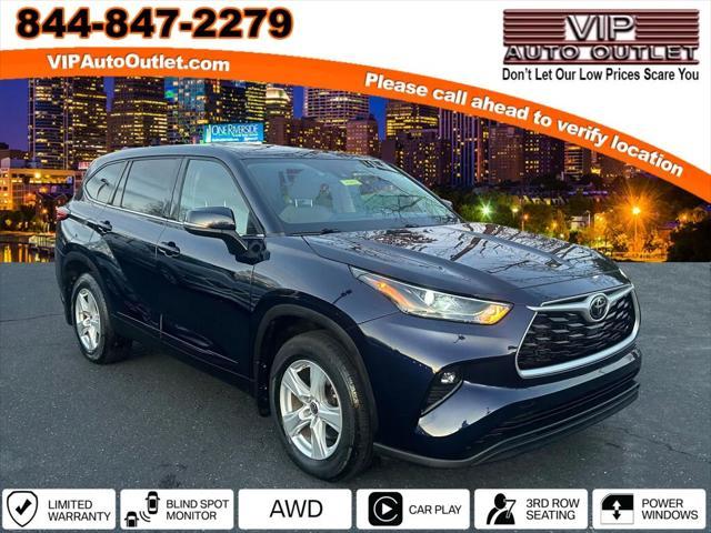 used 2022 Toyota Highlander car, priced at $26,500