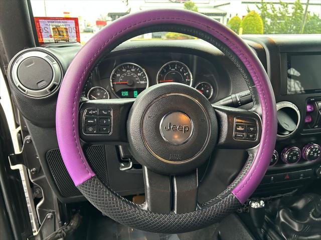 used 2016 Jeep Wrangler Unlimited car, priced at $19,500