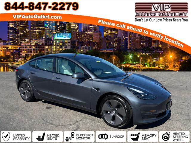 used 2022 Tesla Model 3 car, priced at $20,999