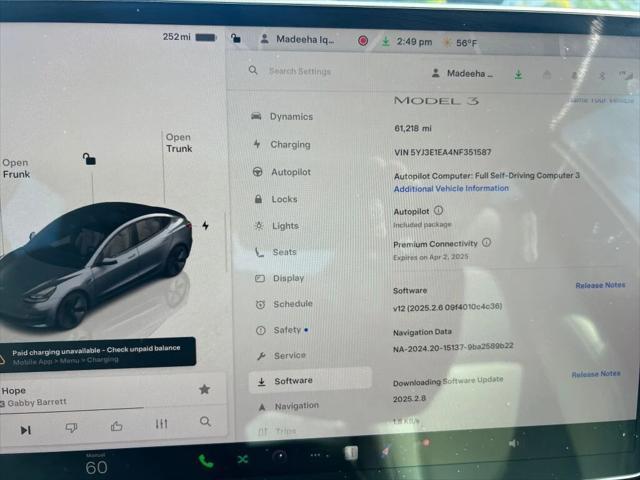 used 2022 Tesla Model 3 car, priced at $20,525