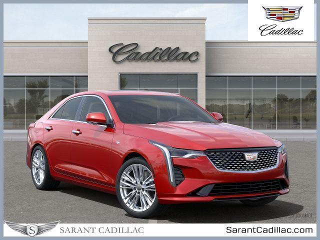 new 2025 Cadillac CT4 car, priced at $47,460