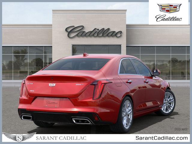 new 2025 Cadillac CT4 car, priced at $47,460