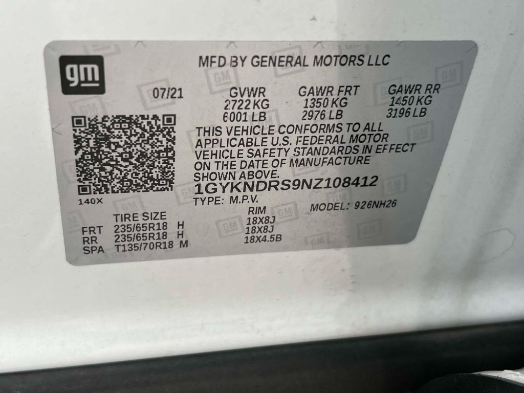 used 2022 Cadillac XT5 car, priced at $31,900