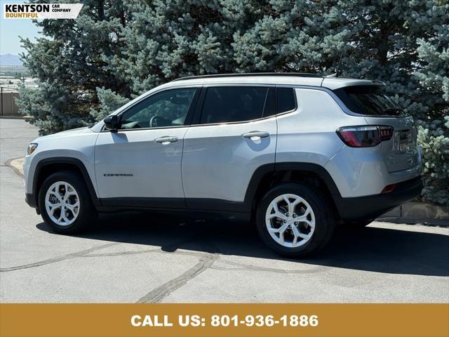 used 2024 Jeep Compass car, priced at $21,950