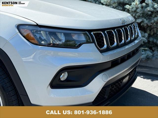 used 2024 Jeep Compass car, priced at $21,950