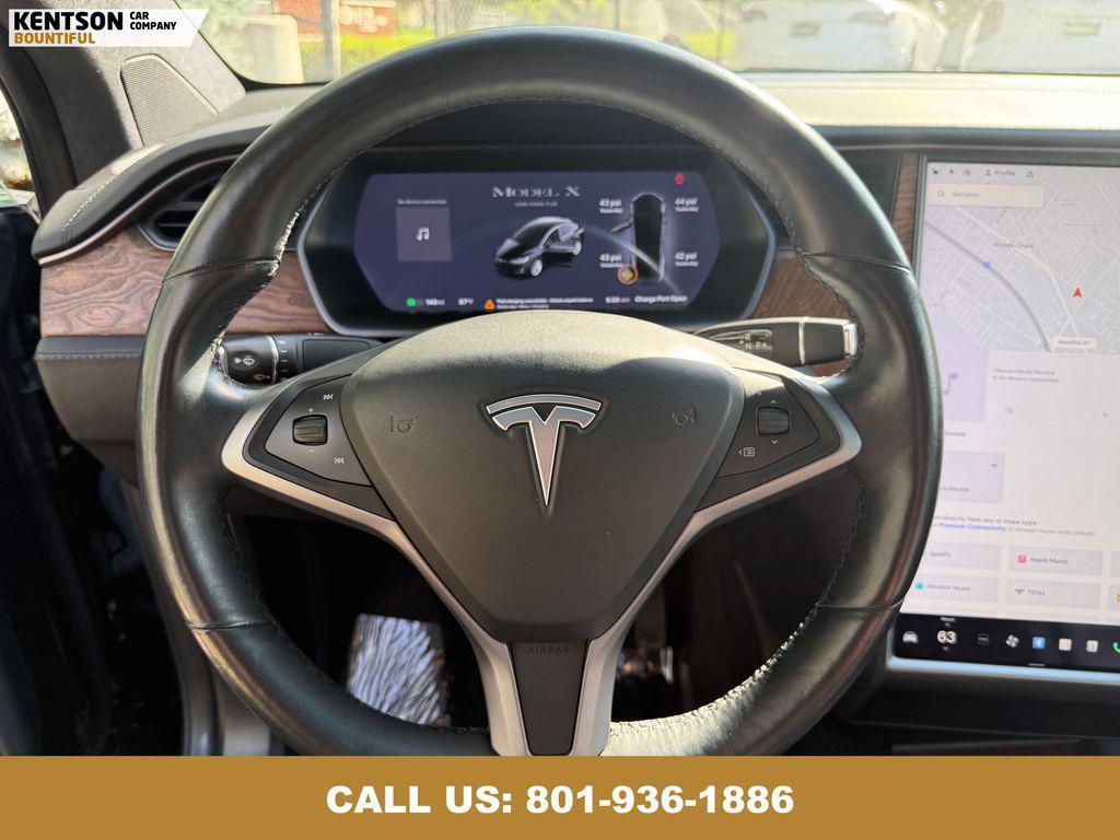 used 2021 Tesla Model X car, priced at $39,450
