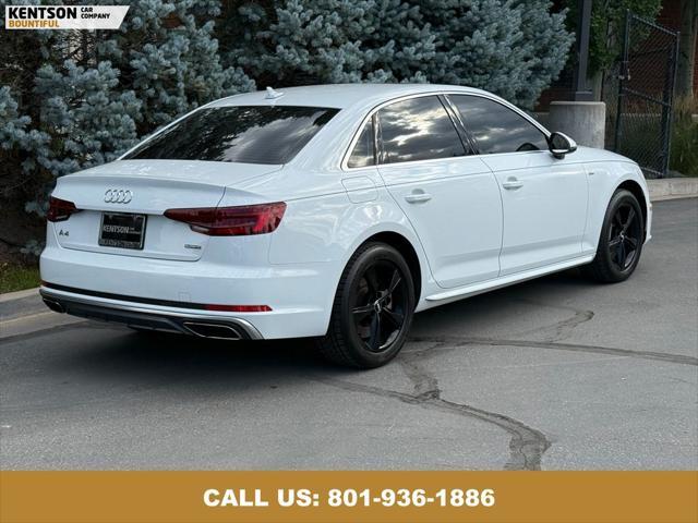 used 2019 Audi A4 car, priced at $19,950