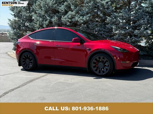 used 2021 Tesla Model Y car, priced at $31,750