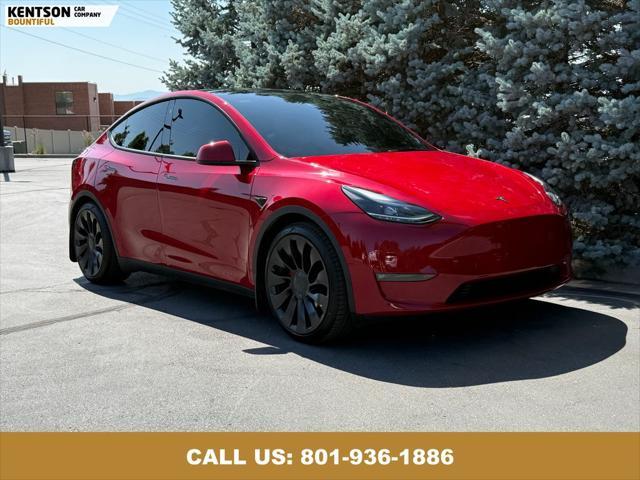 used 2021 Tesla Model Y car, priced at $31,750