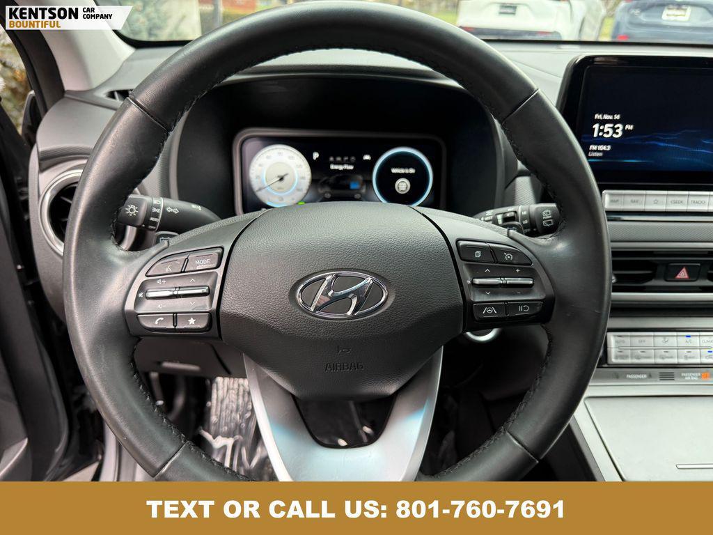 used 2023 Hyundai Kona EV car, priced at $19,850