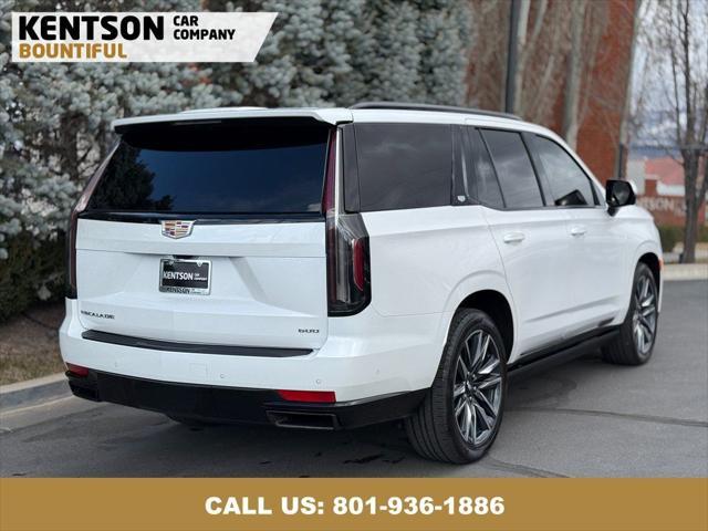 used 2023 Cadillac Escalade car, priced at $77,450