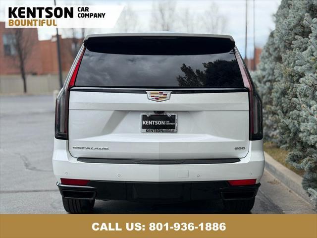 used 2023 Cadillac Escalade car, priced at $77,450