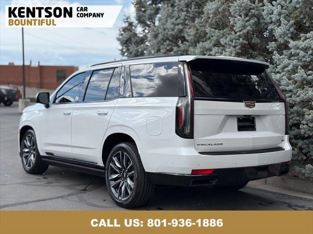 used 2023 Cadillac Escalade car, priced at $77,450