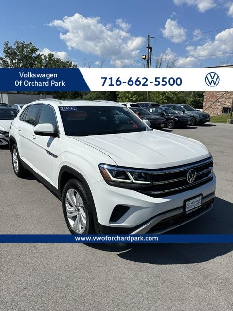 used 2021 Volkswagen Atlas Cross Sport car, priced at $29,564