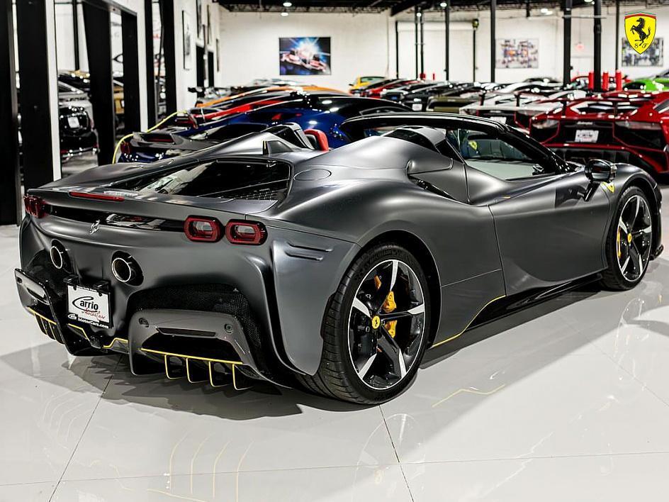 used 2022 Ferrari SF90 Spider car, priced at $592,500