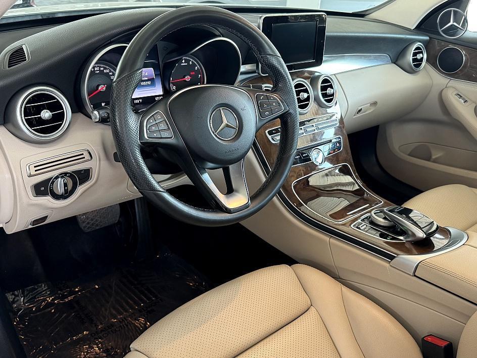 used 2015 Mercedes-Benz C-Class car, priced at $12,900