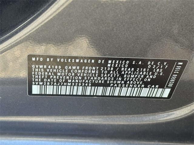 used 2017 Volkswagen Jetta car, priced at $12,838