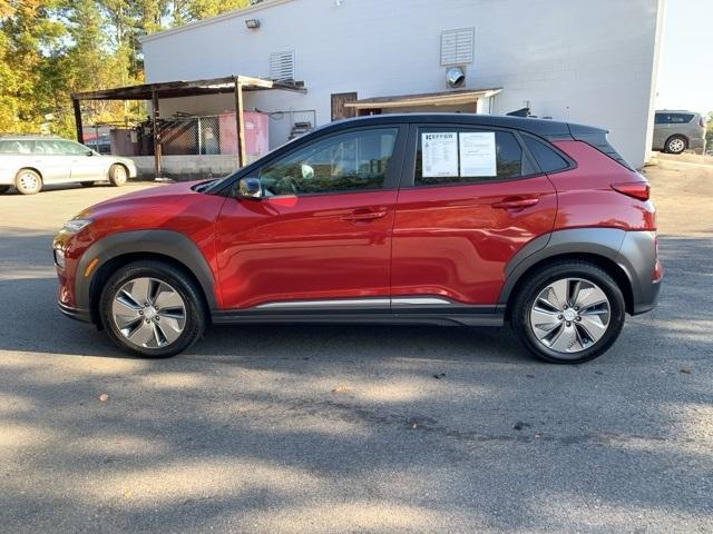 used 2021 Hyundai Kona EV car, priced at $17,876