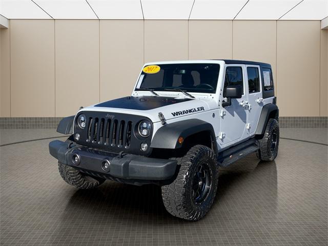 used 2017 Jeep Wrangler Unlimited car, priced at $23,500