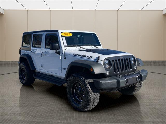 used 2017 Jeep Wrangler Unlimited car, priced at $23,500