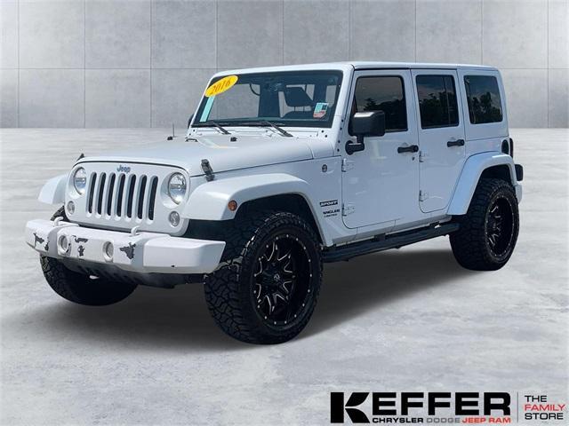 used 2016 Jeep Wrangler Unlimited car, priced at $21,841