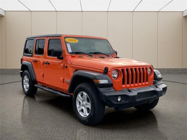 used 2018 Jeep Wrangler Unlimited car, priced at $17,997