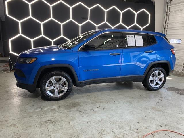 used 2024 Jeep Compass car, priced at $22,000