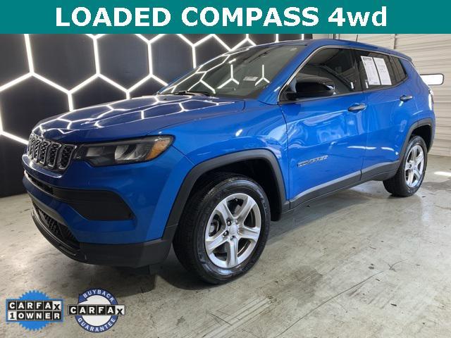 used 2024 Jeep Compass car, priced at $23,500