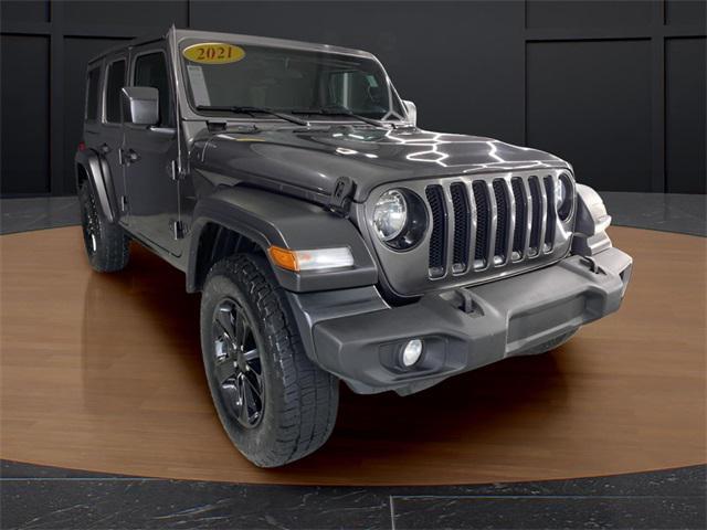 used 2021 Jeep Wrangler Unlimited car, priced at $27,500