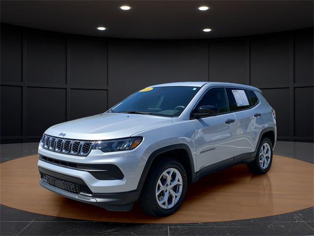 used 2024 Jeep Compass car, priced at $22,491