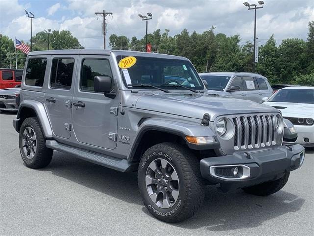 used 2018 Jeep Wrangler Unlimited car, priced at $27,534