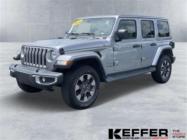 used 2018 Jeep Wrangler Unlimited car, priced at $27,534