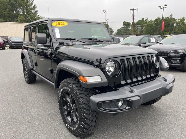 used 2021 Jeep Wrangler Unlimited car, priced at $29,900