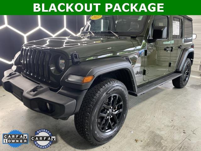 used 2022 Jeep Wrangler Unlimited car, priced at $31,000