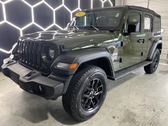 used 2022 Jeep Wrangler Unlimited car, priced at $31,500