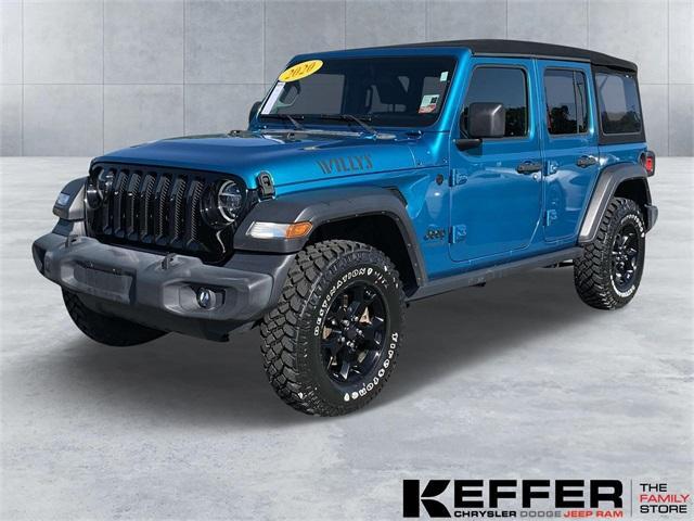 used 2020 Jeep Wrangler Unlimited car, priced at $33,643