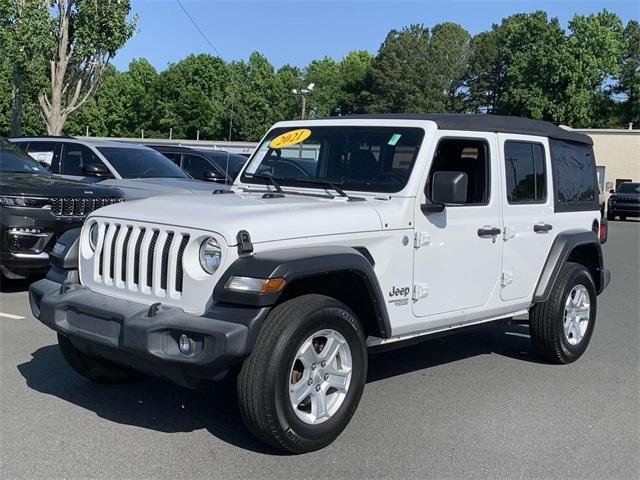 used 2021 Jeep Wrangler Unlimited car, priced at $34,997