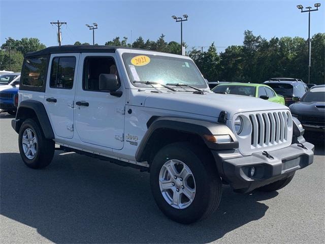 used 2021 Jeep Wrangler Unlimited car, priced at $32,820