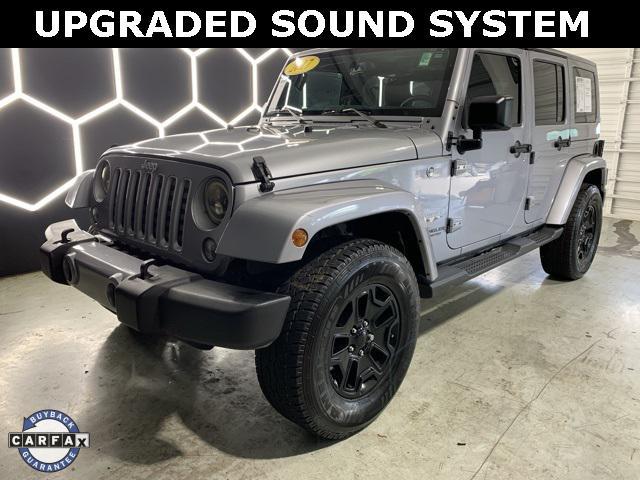used 2017 Jeep Wrangler Unlimited car, priced at $18,703