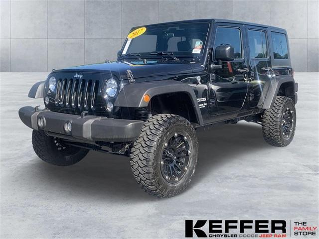used 2017 Jeep Wrangler Unlimited car, priced at $23,919